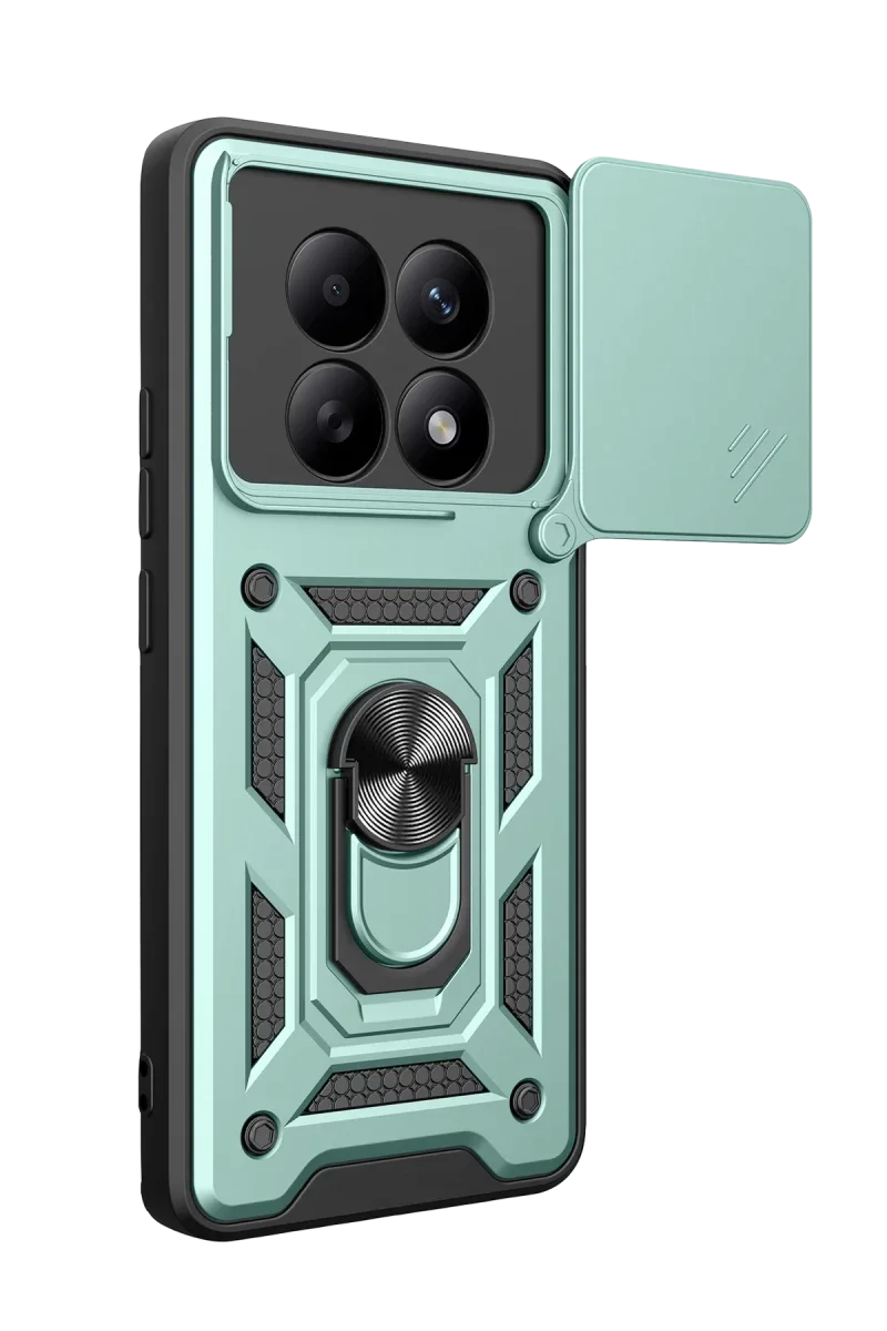 Xiaomi Redmi Note 15 4G Pars Lens Yüzüklü Silikon - Yeşil Xiaomi Redmi Note 15 4G Pars Lens Yüzüklü Silikon - Yeşil