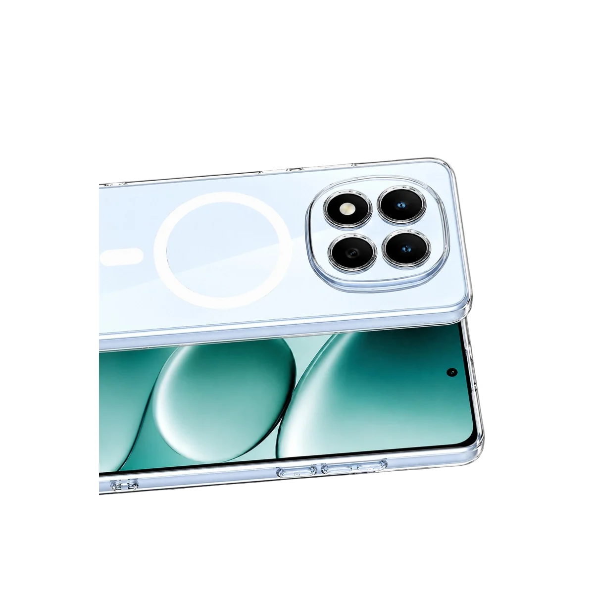 Xiaomi Redmi Note 15 Pro 5g Combo Sert Şeffaf Magsafe Kapak - Şeffaf