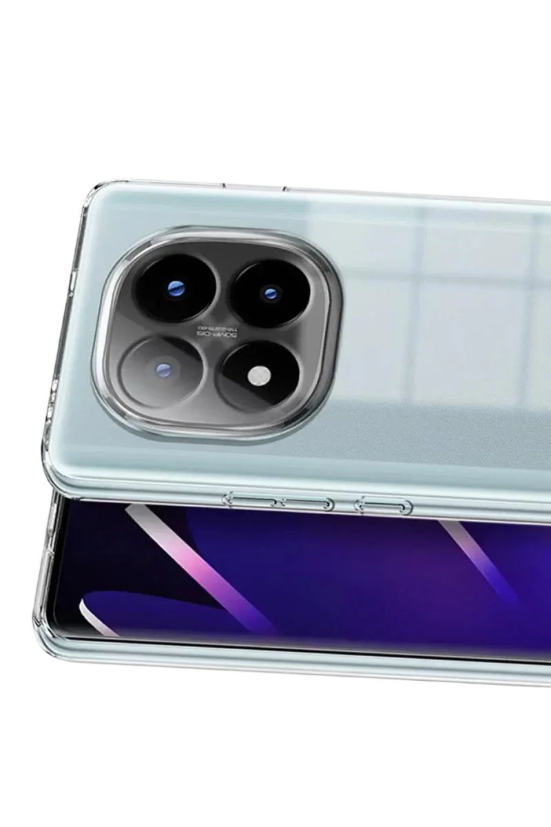 Xiaomi Redmi Note 15 Pro Plus 5G Lüx Şeffaf Silikon - Şeffaf