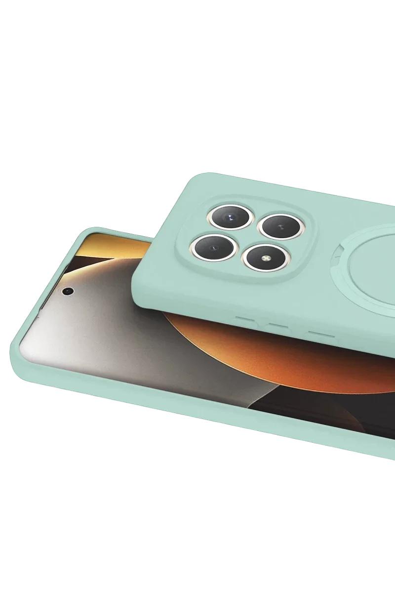Xiaomi Redmi Note 15 Pro 5G Regal Magsafe Standlı Kapak - Su Yeşili Xiaomi Redmi Note 15 Pro 5G Regal Magsafe Standlı Kapak - Su Yeşili