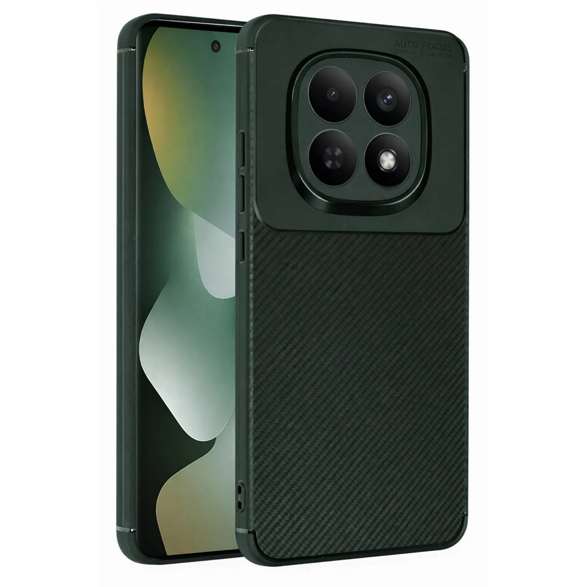 Xiaomi Redmi Note 15 Pro 5g Auto Focus Karbon Kapak - Koyu Yeşil Xiaomi Redmi Note 15 Pro 5g Auto Focus Karbon Kapak - Koyu Yeşil