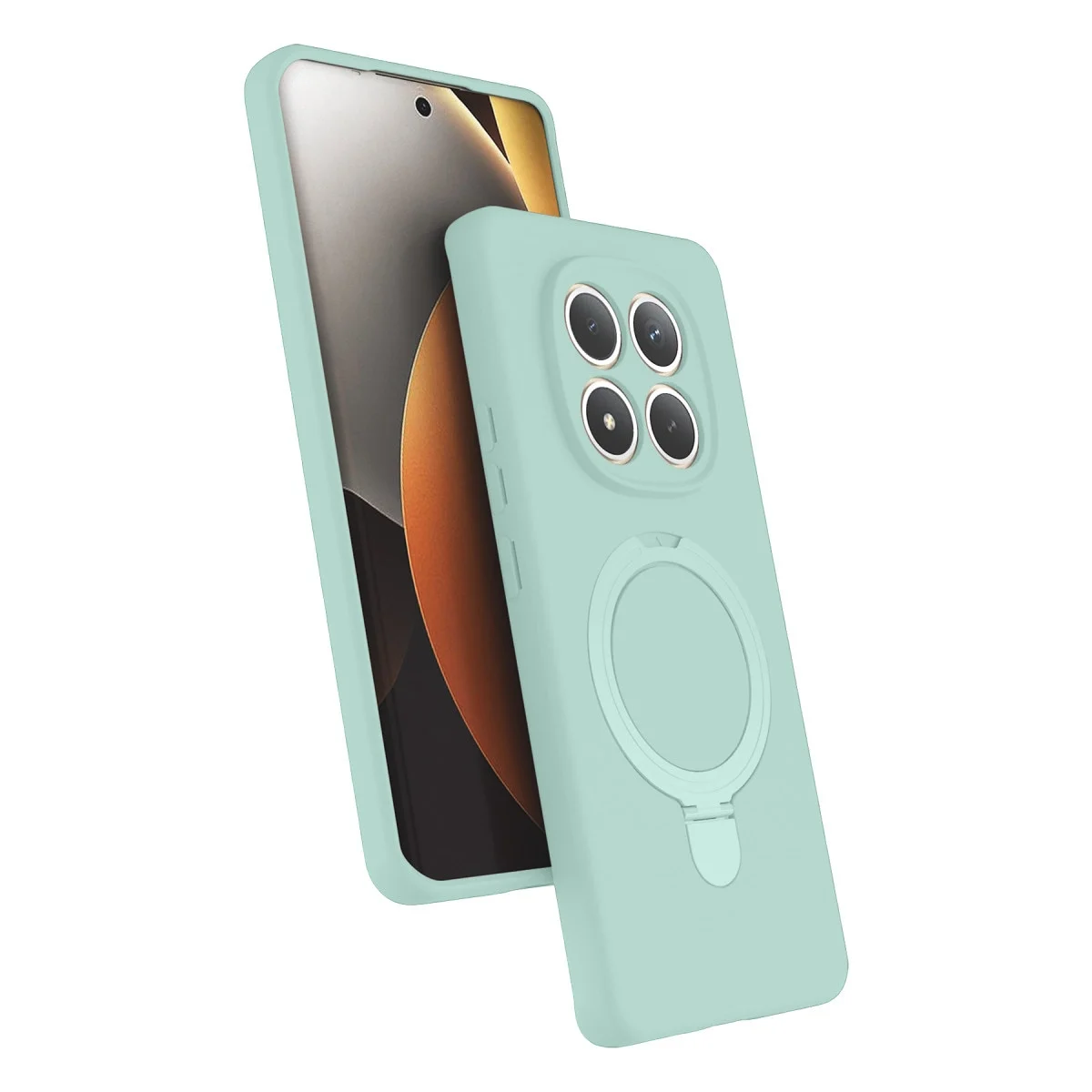 Xiaomi Redmi Note 15 Pro 4g Regal Magsafe Standlı Kapak - Su Yeşili Xiaomi Redmi Note 15 Pro 4g Regal Magsafe Standlı Kapak - Su Yeşili
