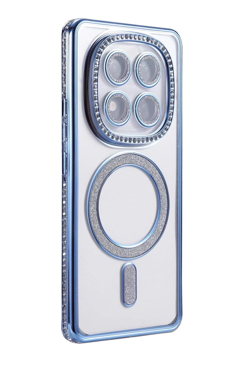 Xiaomi Redmi Note 15 4G Joke Simli Magneticsafe Kılıf - Mavi Xiaomi Redmi Note 15 4G Joke Simli Magneticsafe Kılıf - Mavi
