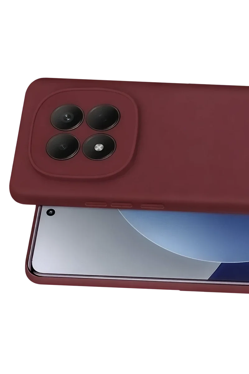 Xiaomi Redmi Note 15 Pro 5G First Silikon - Bordo Xiaomi Redmi Note 15 Pro 5G First Silikon - Bordo