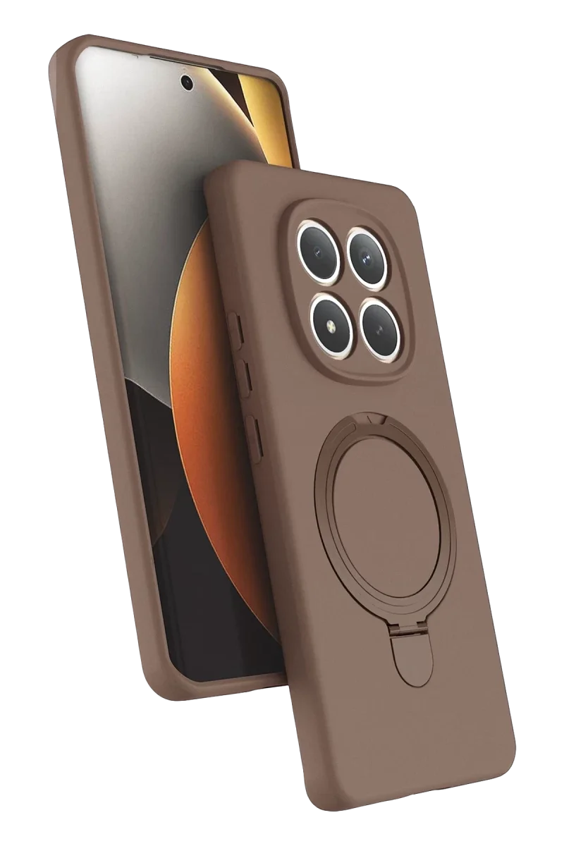 Xiaomi Redmi Note 15 Pro 5G Regal Magsafe Standlı Kapak - Çöl Titanyum Xiaomi Redmi Note 15 Pro 5G Regal Magsafe Standlı Kapak - Çöl Titanyum