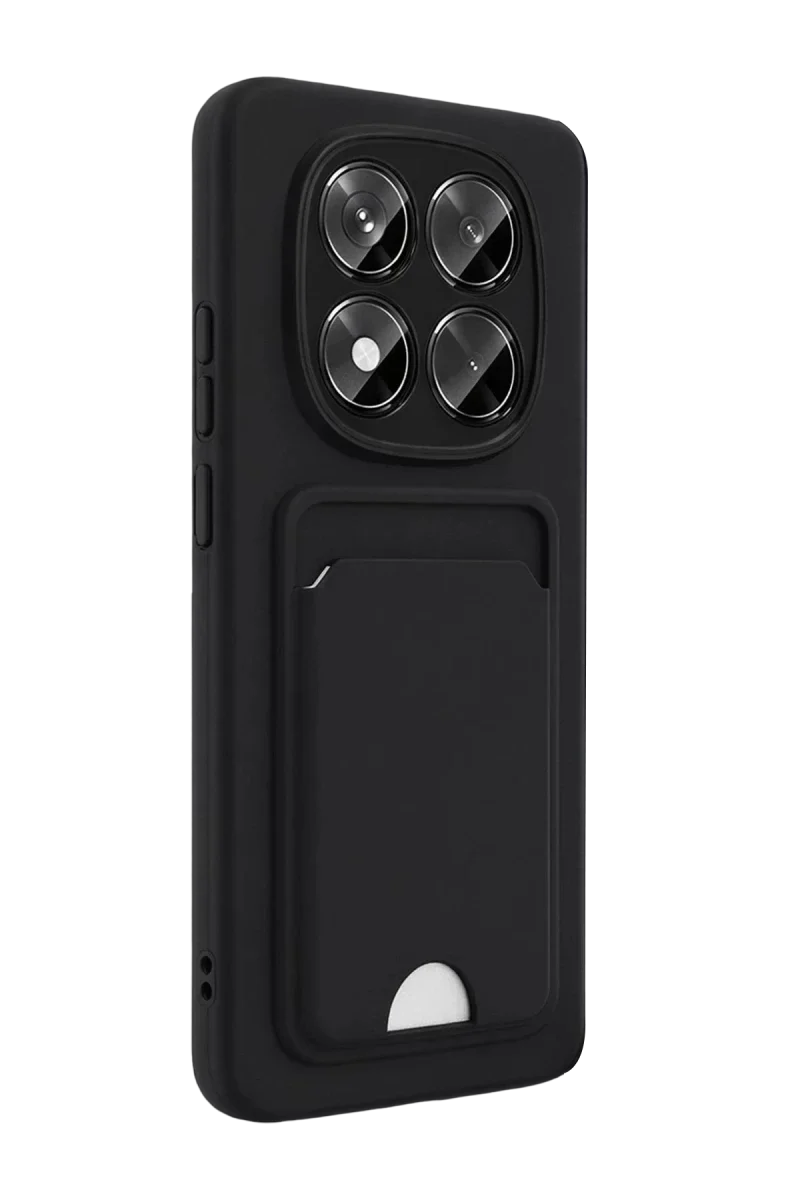 Xiaomi Redmi Note 15 Pro 5G Kelvin Kartvizitli Silikon - Siyah Xiaomi Redmi Note 15 Pro 5G Kelvin Kartvizitli Silikon - Siyah