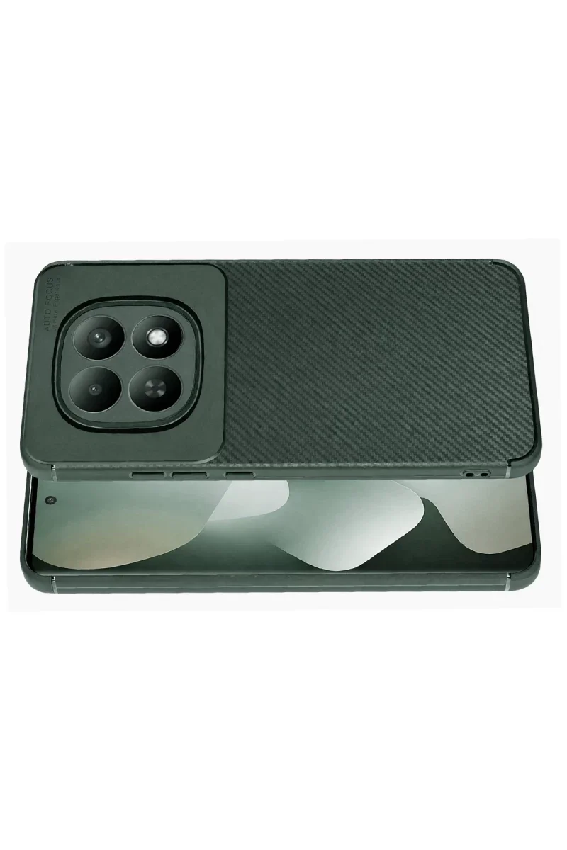 Xiaomi Redmi Note 15 Pro 4G Auto Focus Karbon Kapak - Koyu Yeşil Xiaomi Redmi Note 15 Pro 4G Auto Focus Karbon Kapak - Koyu Yeşil
