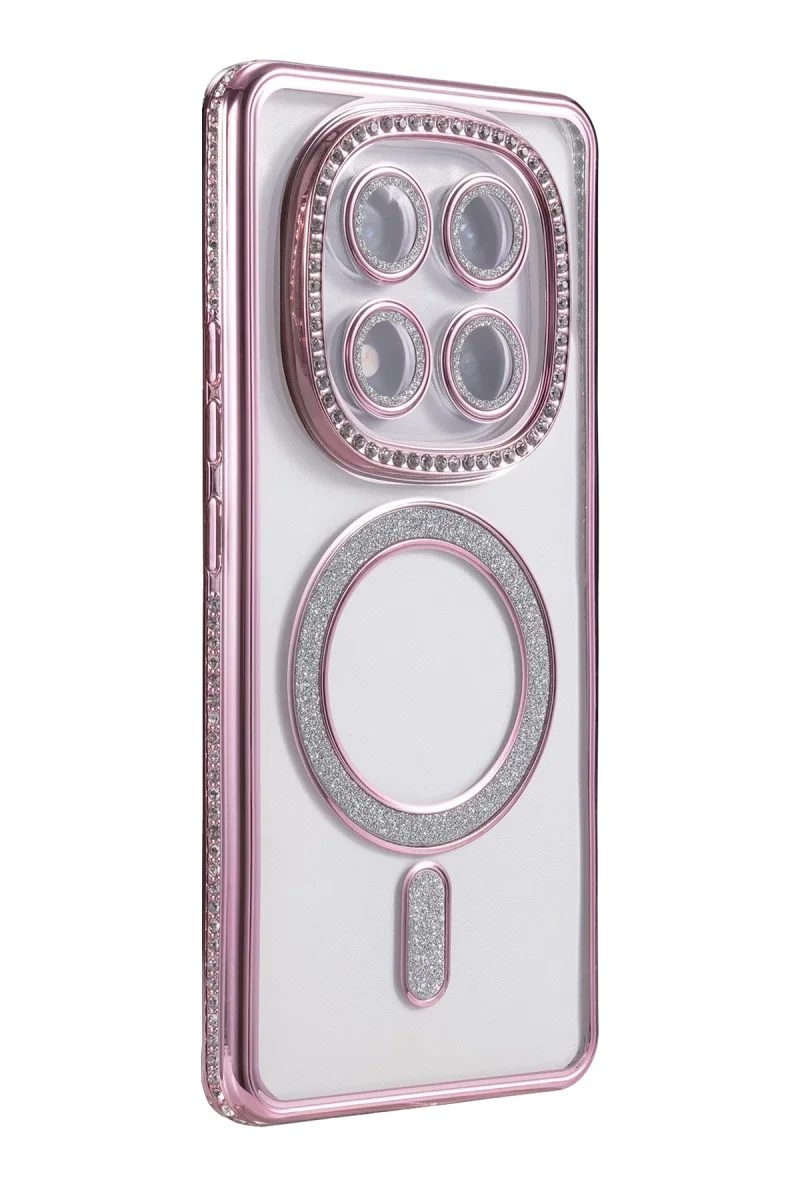 Xiaomi Redmi Note 15 Pro 5G Joke Simli Magneticsafe Kılıf - Pembe