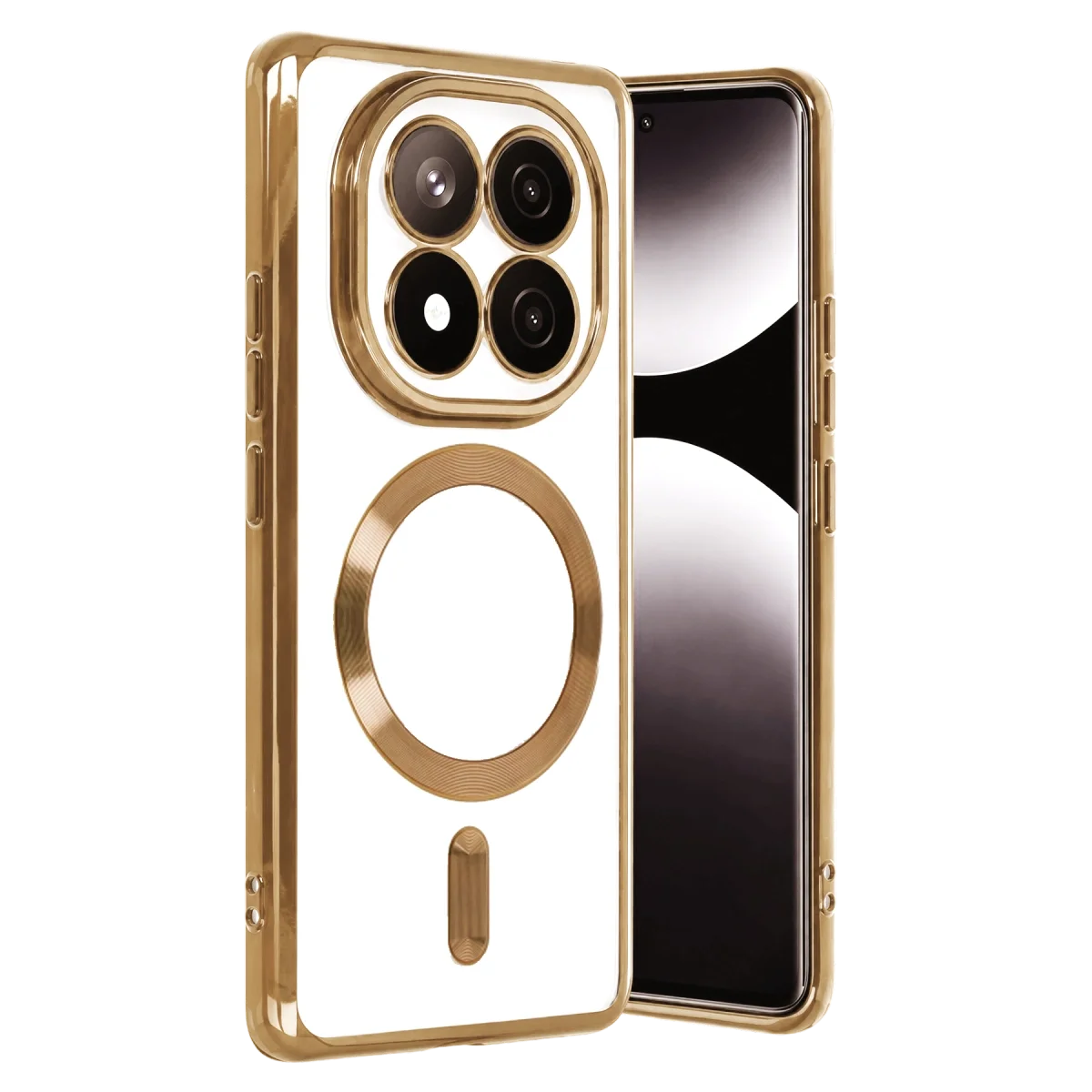 Xiaomi Redmi Note 15 Pro 4g Kross Magneticsafe Kapak - Gold