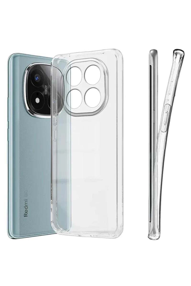 Xiaomi Redmi Note 15 4G Lüx Şeffaf Silikon - Şeffaf