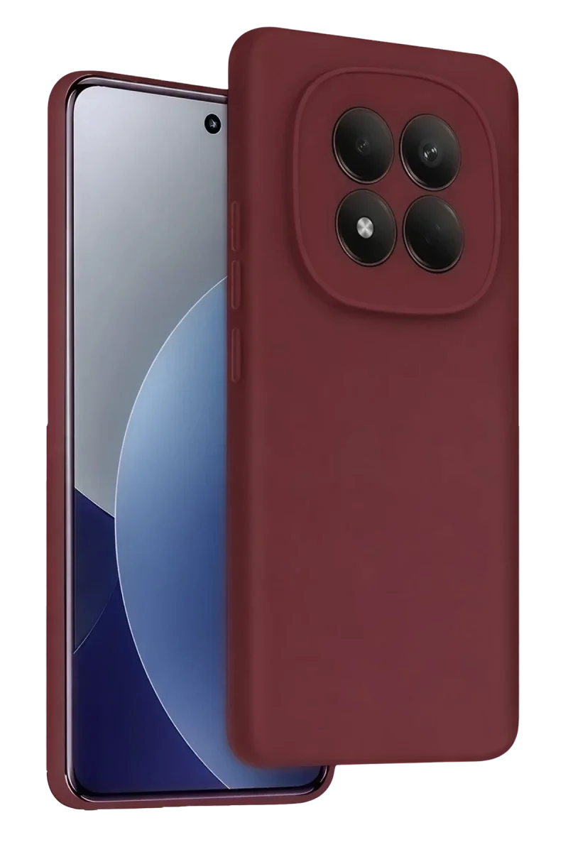 Xiaomi Redmi Note 15 Pro 5G First Silikon - Bordo Xiaomi Redmi Note 15 Pro 5G First Silikon - Bordo