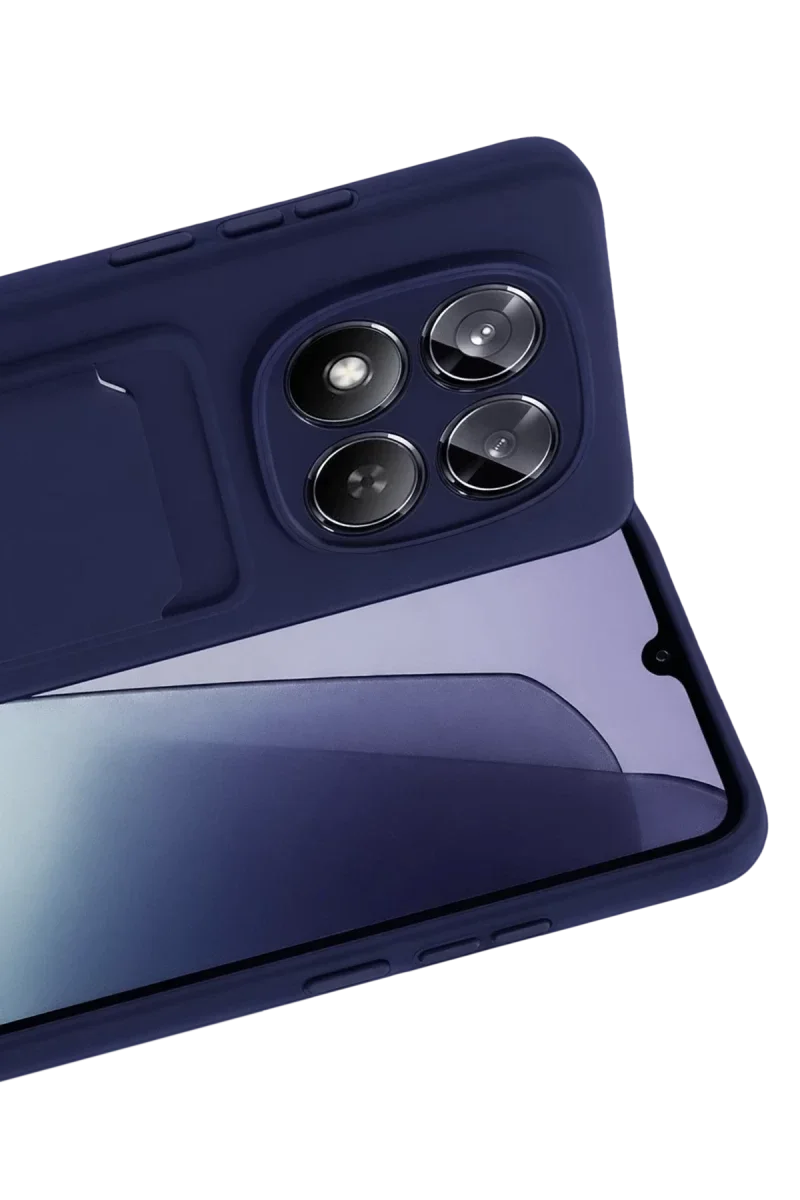 Xiaomi Redmi Note 15 Pro 4G Kelvin Kartvizitli Silikon - Lacivert Xiaomi Redmi Note 15 Pro 4G Kelvin Kartvizitli Silikon - Lacivert