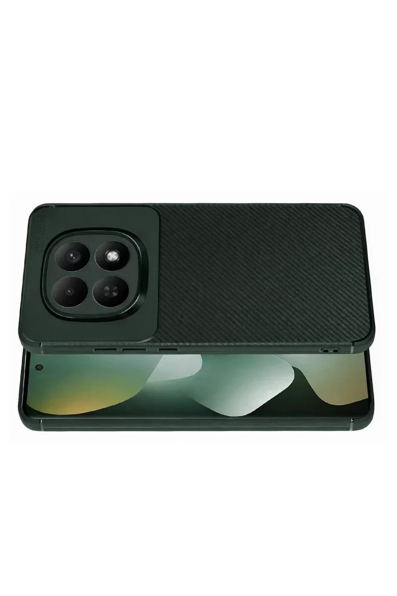 Xiaomi Redmi Note 15 Pro 5G Auto Focus Karbon Kapak - Koyu Yeşil Xiaomi Redmi Note 15 Pro 5G Auto Focus Karbon Kapak - Koyu Yeşil