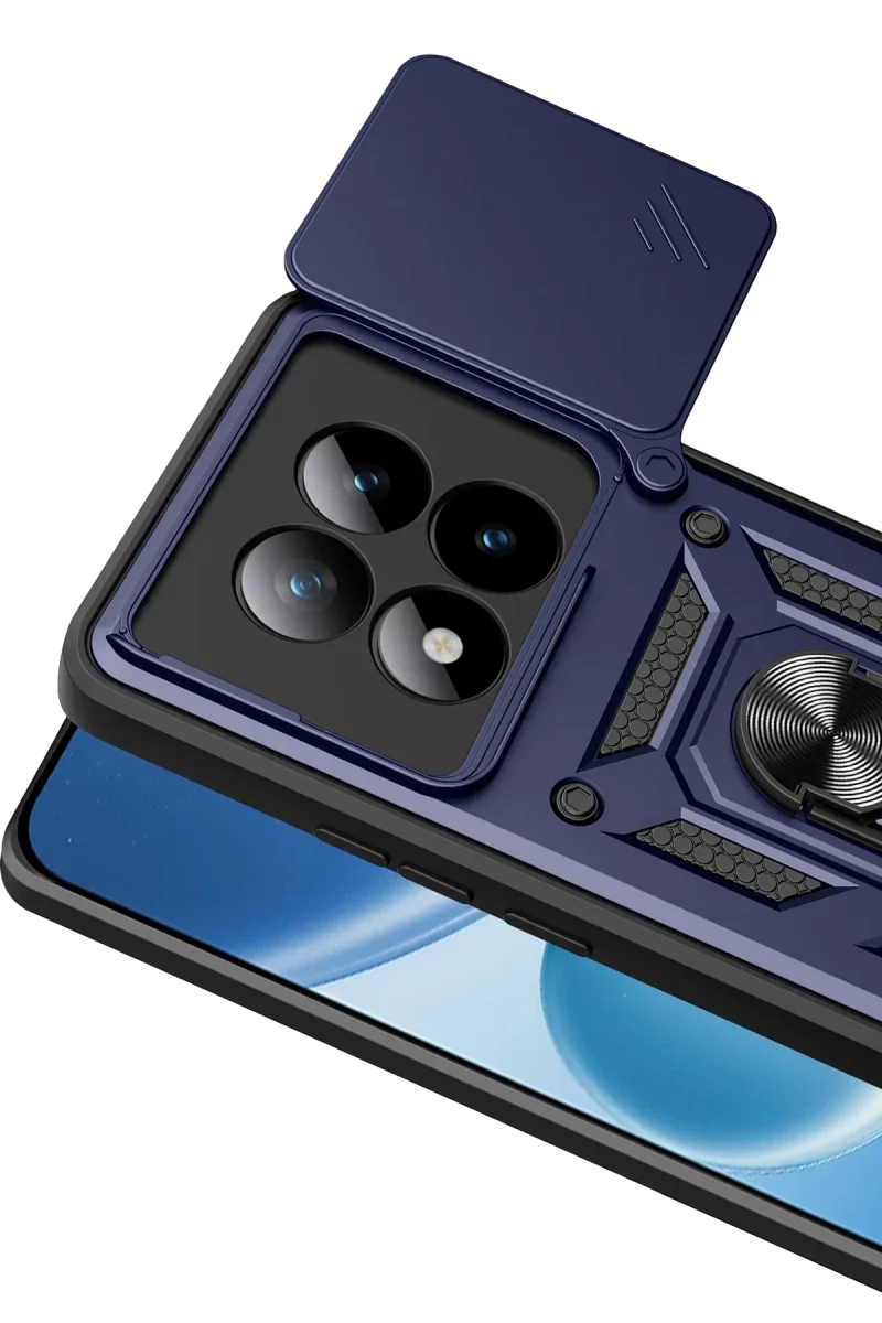 Xiaomi Redmi Note 15 Pro 5G Pars Lens Yüzüklü Silikon - Lacivert Xiaomi Redmi Note 15 Pro 5G Pars Lens Yüzüklü Silikon - Lacivert