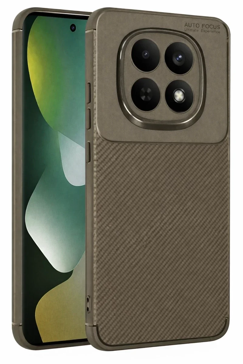 Xiaomi Redmi Note 15 Pro 4G Auto Focus Karbon Kapak - Kahverengi