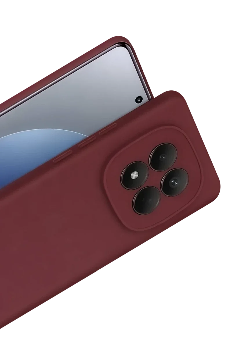 Xiaomi Redmi Note 15 Pro 5G First Silikon - Bordo Xiaomi Redmi Note 15 Pro 5G First Silikon - Bordo