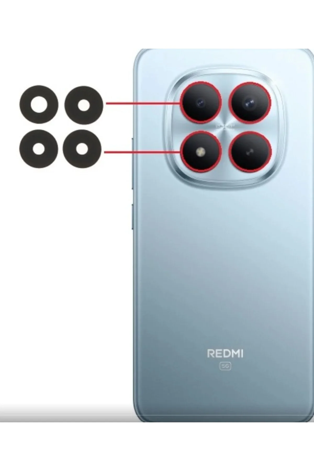 Xiaomi Redmi Note 15 Pro Plus Kamera Camı