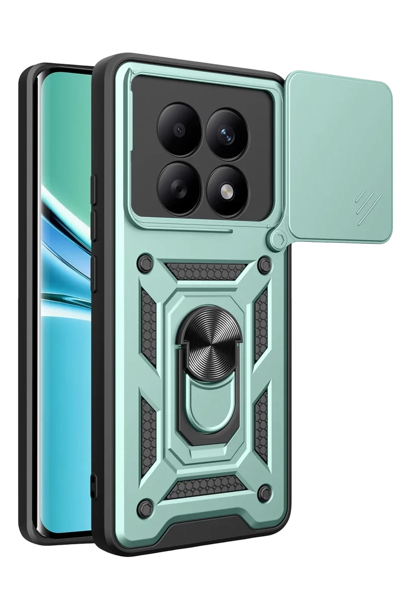 Xiaomi Redmi Note 15 4G Pars Lens Yüzüklü Silikon - Yeşil Xiaomi Redmi Note 15 4G Pars Lens Yüzüklü Silikon - Yeşil