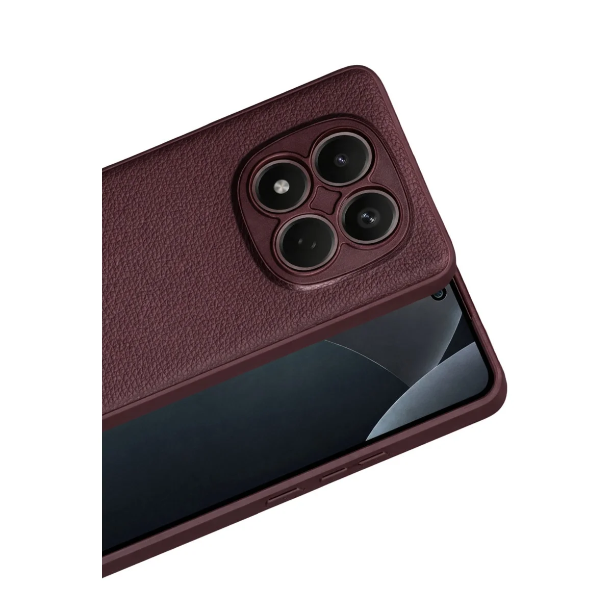 Xiaomi Redmi Note 15 Pro 4g Thermax Silikon Kılıf - Bordo Xiaomi Redmi Note 15 Pro 4g Thermax Silikon Kılıf - Bordo
