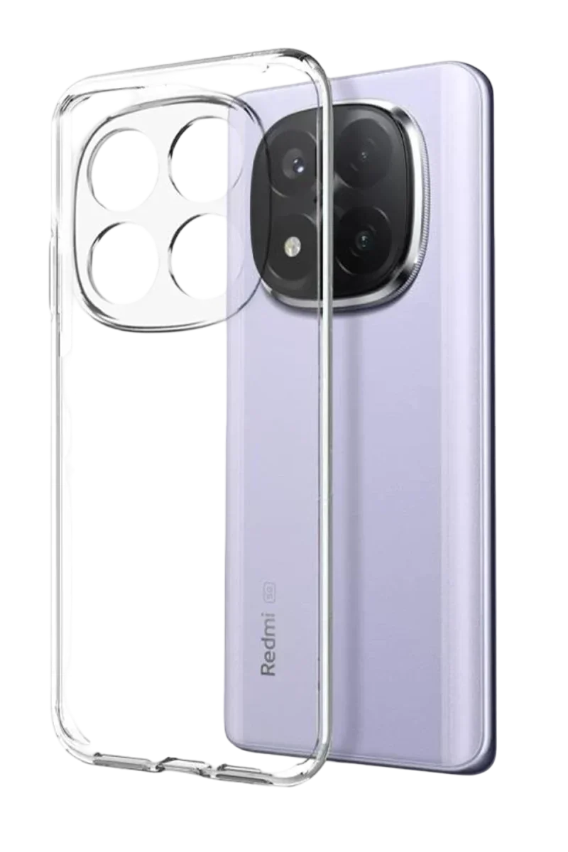 Xiaomi Redmi Note 15 Pro Plus 5G Lüx Şeffaf Silikon - Şeffaf