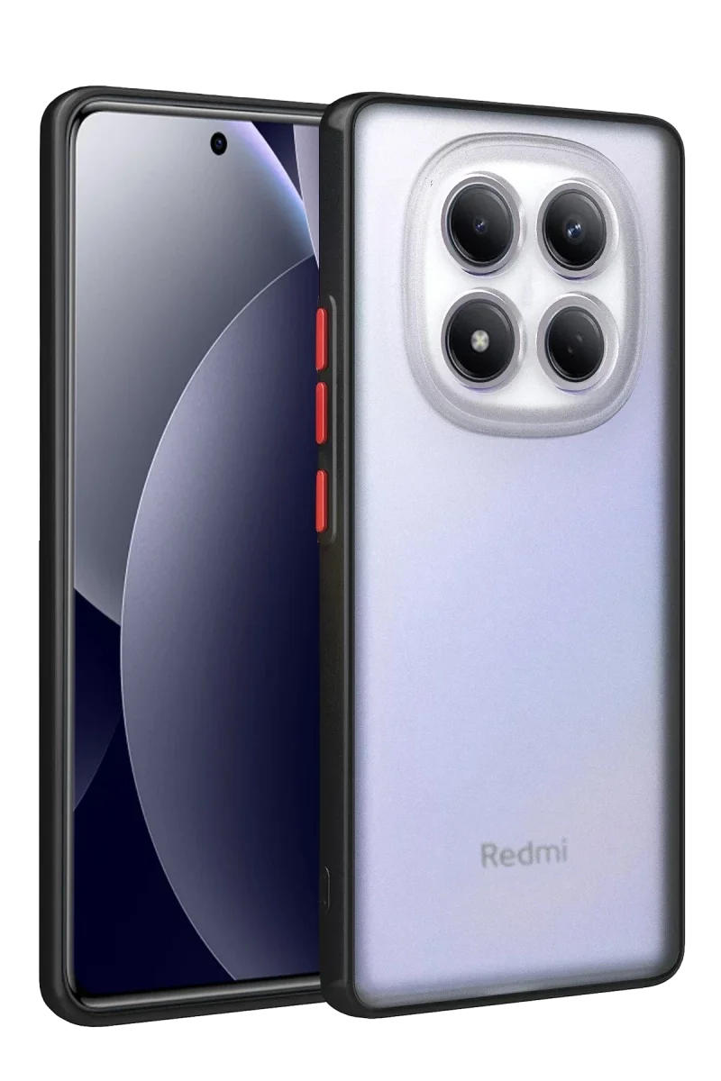Xiaomi Redmi Note 15 Pro 4G Montreal Silikon Kapak - Siyah Xiaomi Redmi Note 15 Pro 4G Montreal Silikon Kapak - Siyah