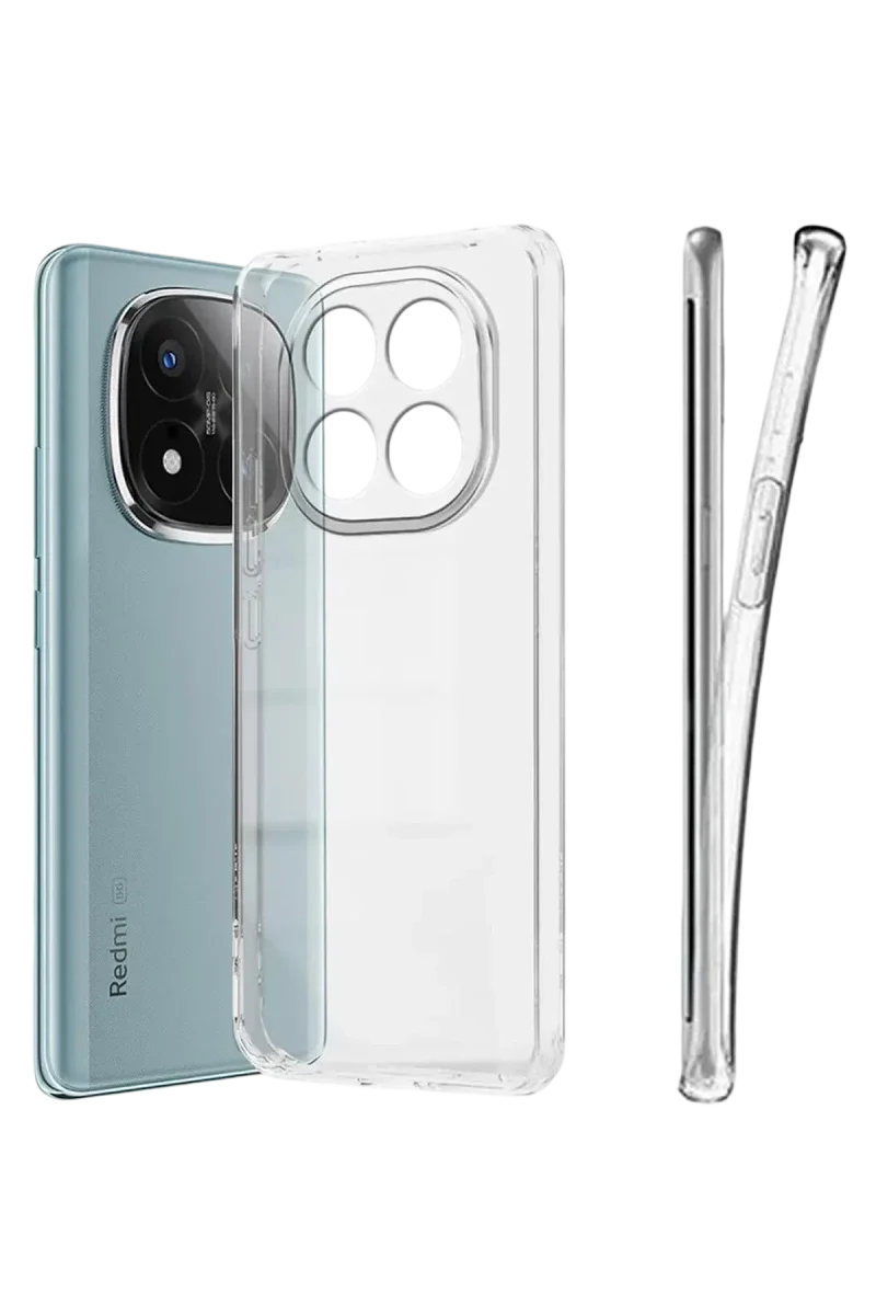 Xiaomi Redmi Note 15 Pro Plus 5G Lüx Şeffaf Silikon - Şeffaf