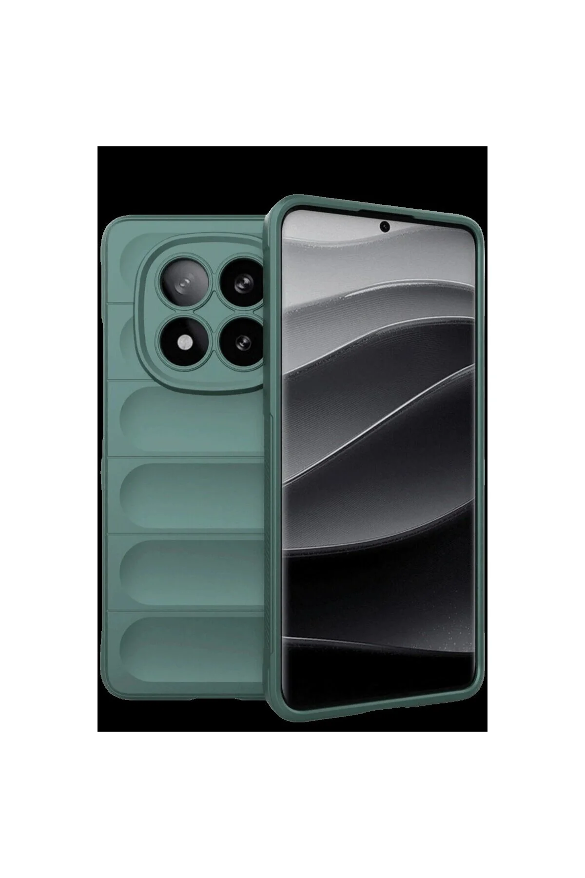 Xiaomi Redmi Note 15 Pro 4g Optimum Silikon - Koyu Yeşil Xiaomi Redmi Note 15 Pro 4g Optimum Silikon - Koyu Yeşil