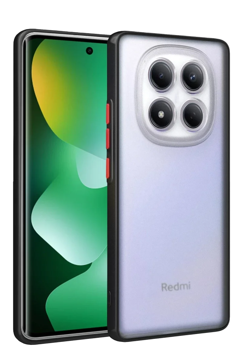 Xiaomi Redmi Note 15 4G Montreal Silikon Kapak - Siyah Xiaomi Redmi Note 15 4G Montreal Silikon Kapak - Siyah
