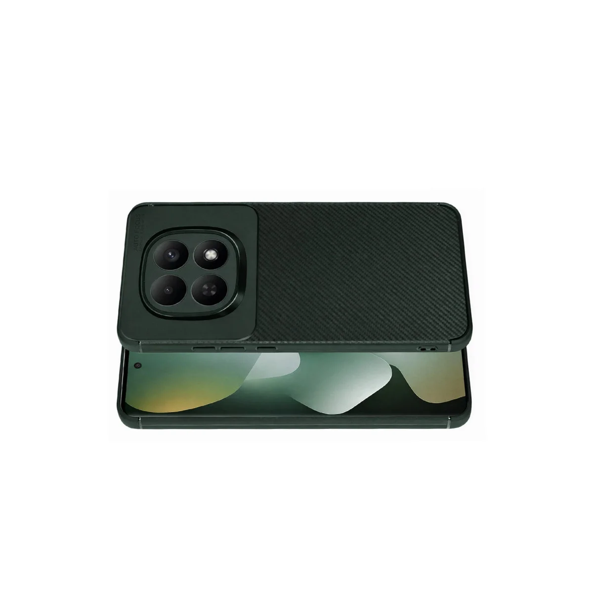 Xiaomi Redmi Note 15 Pro 5g Auto Focus Karbon Kapak - Koyu Yeşil Xiaomi Redmi Note 15 Pro 5g Auto Focus Karbon Kapak - Koyu Yeşil