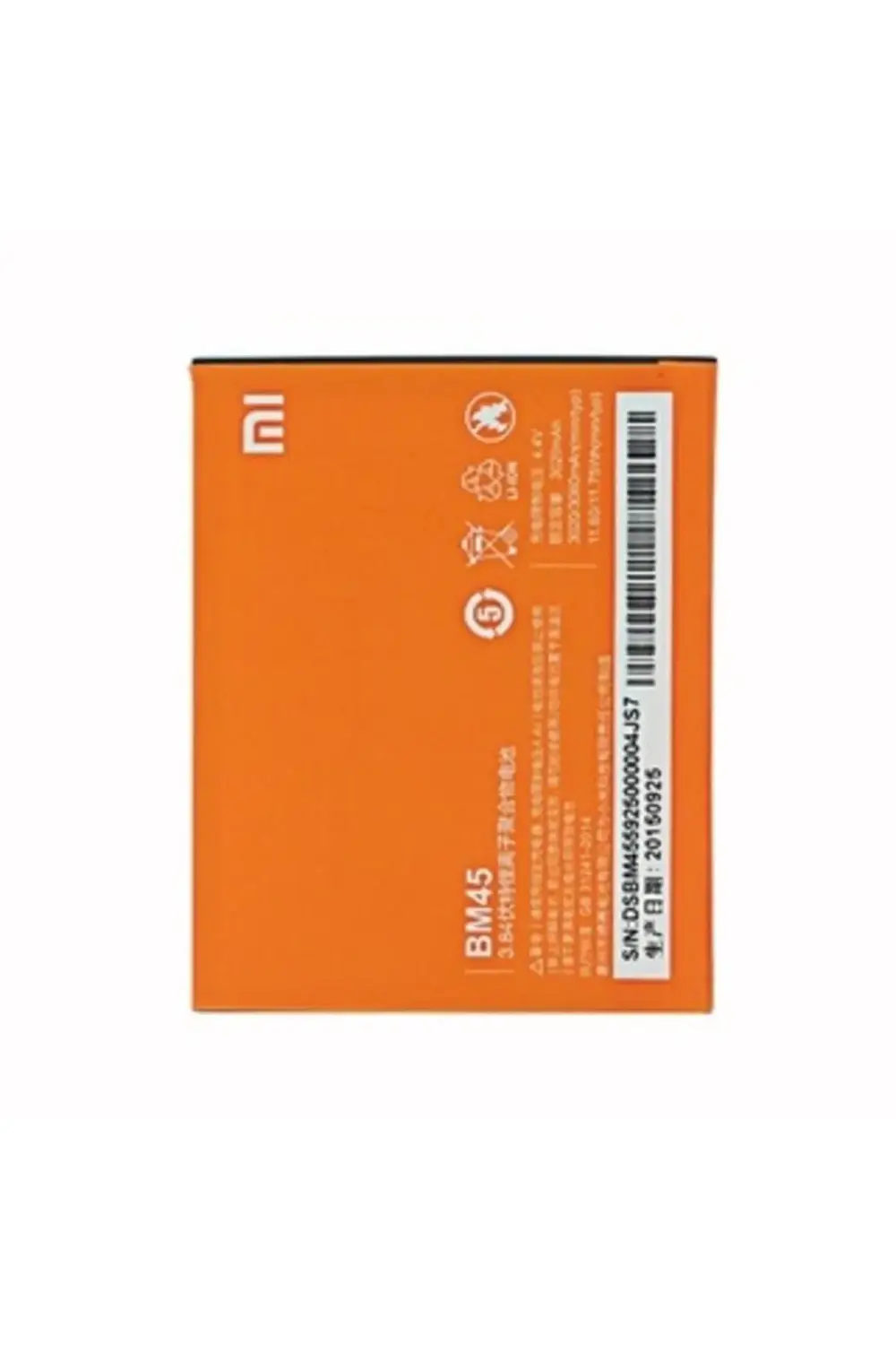 Xiaomi Redmi Note 2/Prime Pil Batarya Bm45