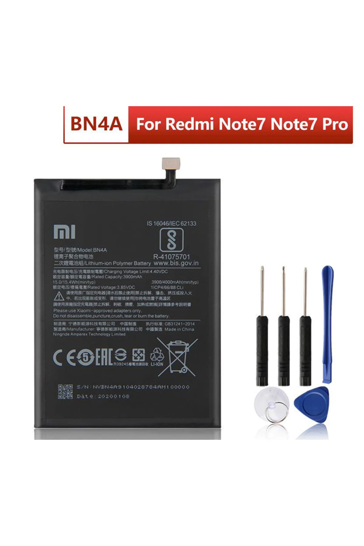 Xiaomi Redmi Note 7 & Note 7 Pro Bn4a Batarya Pil + Tamir Seti
