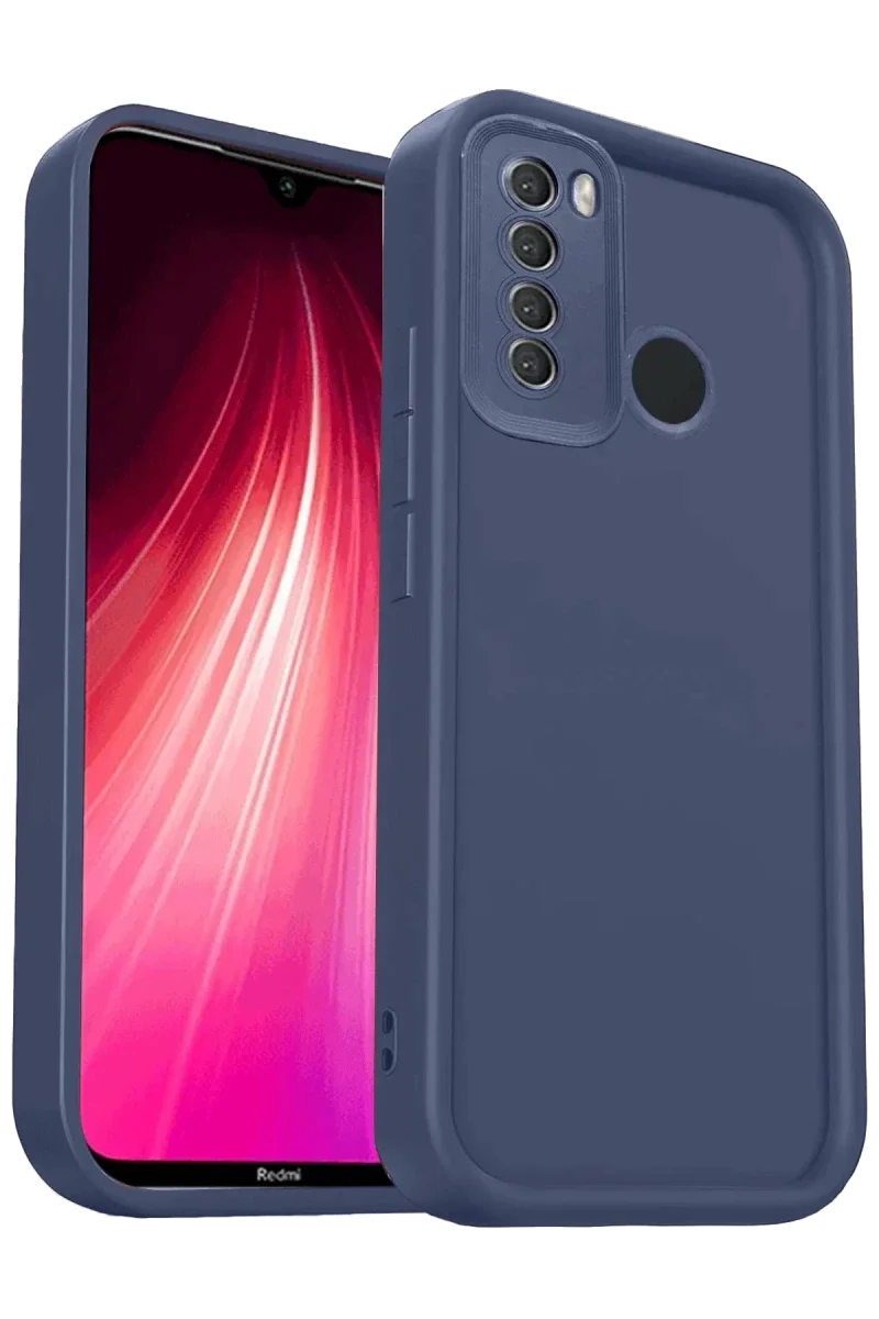 Xiaomi Redmi Note 8 Kılıf Viera Silikon - Lacivert Xiaomi Redmi Note 8 Kılıf Viera Silikon - Lacivert