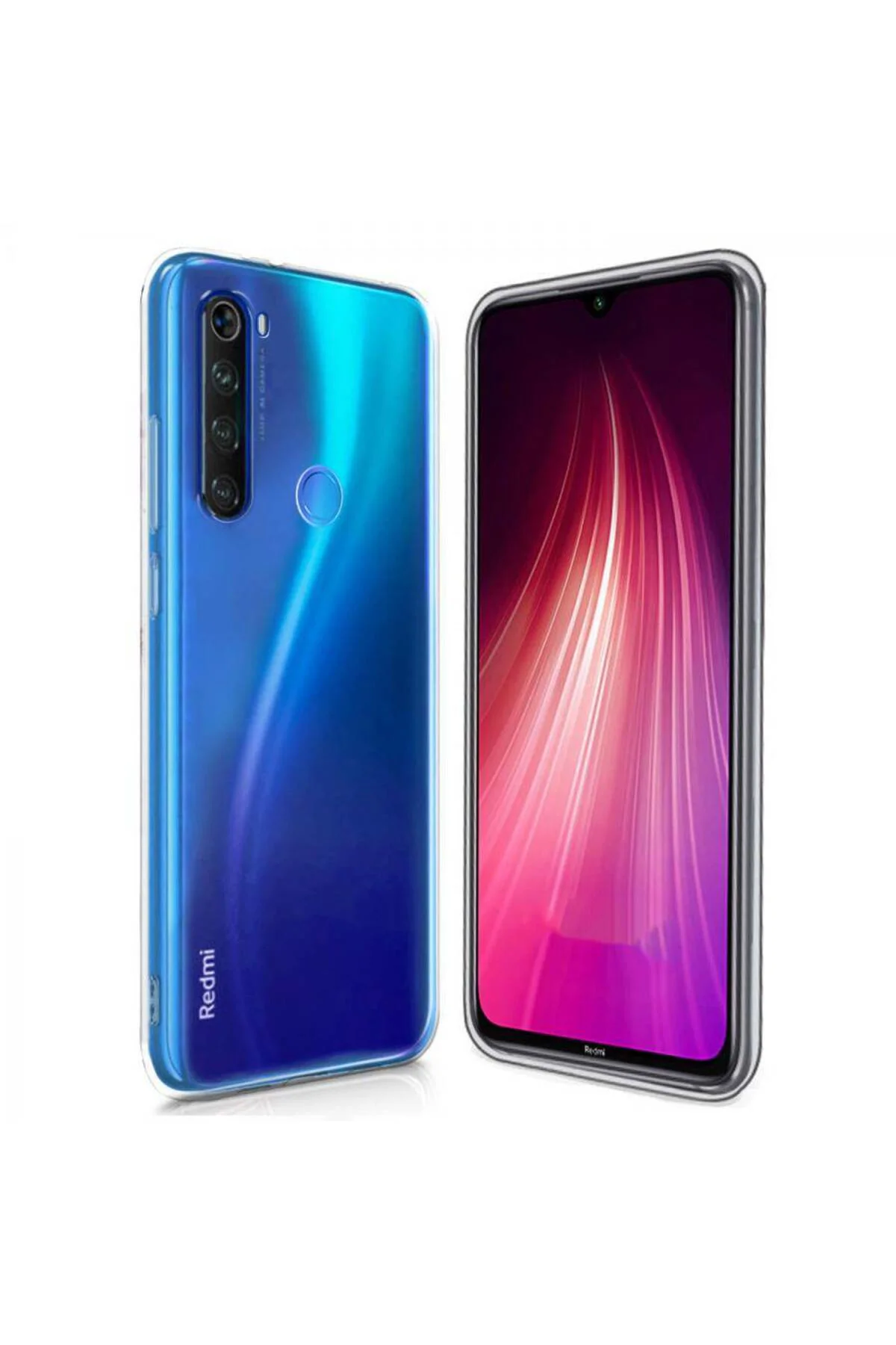 Xiaomi Redmi Note 8 Ultra İnce Silikon Kılıf Şeffaf