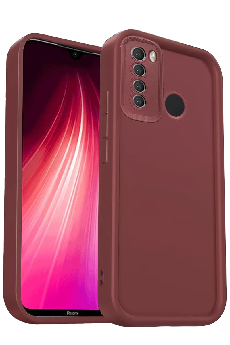 Xiaomi Redmi Note 8 Kılıf Viera Silikon - Bordo Xiaomi Redmi Note 8 Kılıf Viera Silikon - Bordo