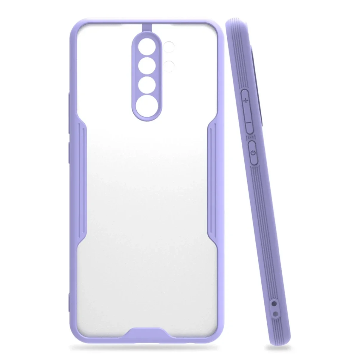 Xiaomi Redmi Note 8 Pro Kılıf Platin Silikon - Lila