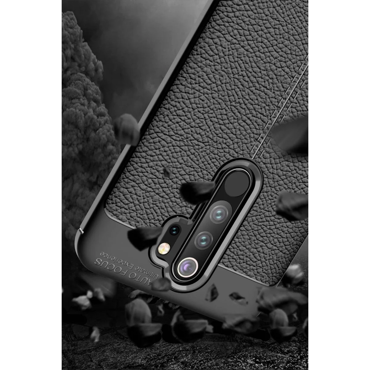 Xiaomi Redmi Note 8 Pro Kılıf Auto Focus Kapak - Lacivert Xiaomi Redmi Note 8 Pro Kılıf Auto Focus Kapak - Lacivert