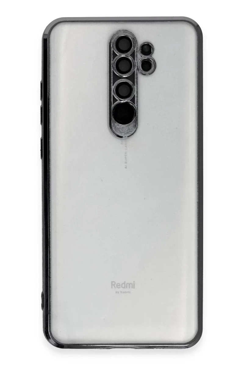 Xiaomi Redmi Note 8 Pro Kılıf Razer Lensli Silikon - Siyah Xiaomi Redmi Note 8 Pro Kılıf Razer Lensli Silikon - Siyah