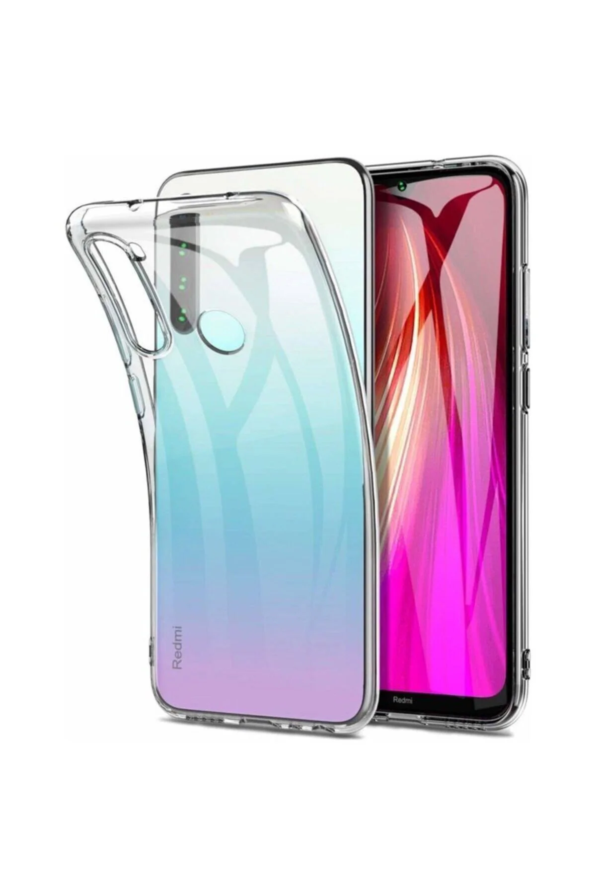 Xiaomi Redmi Note 8 Premium Silikon Kılıf Şeffaf