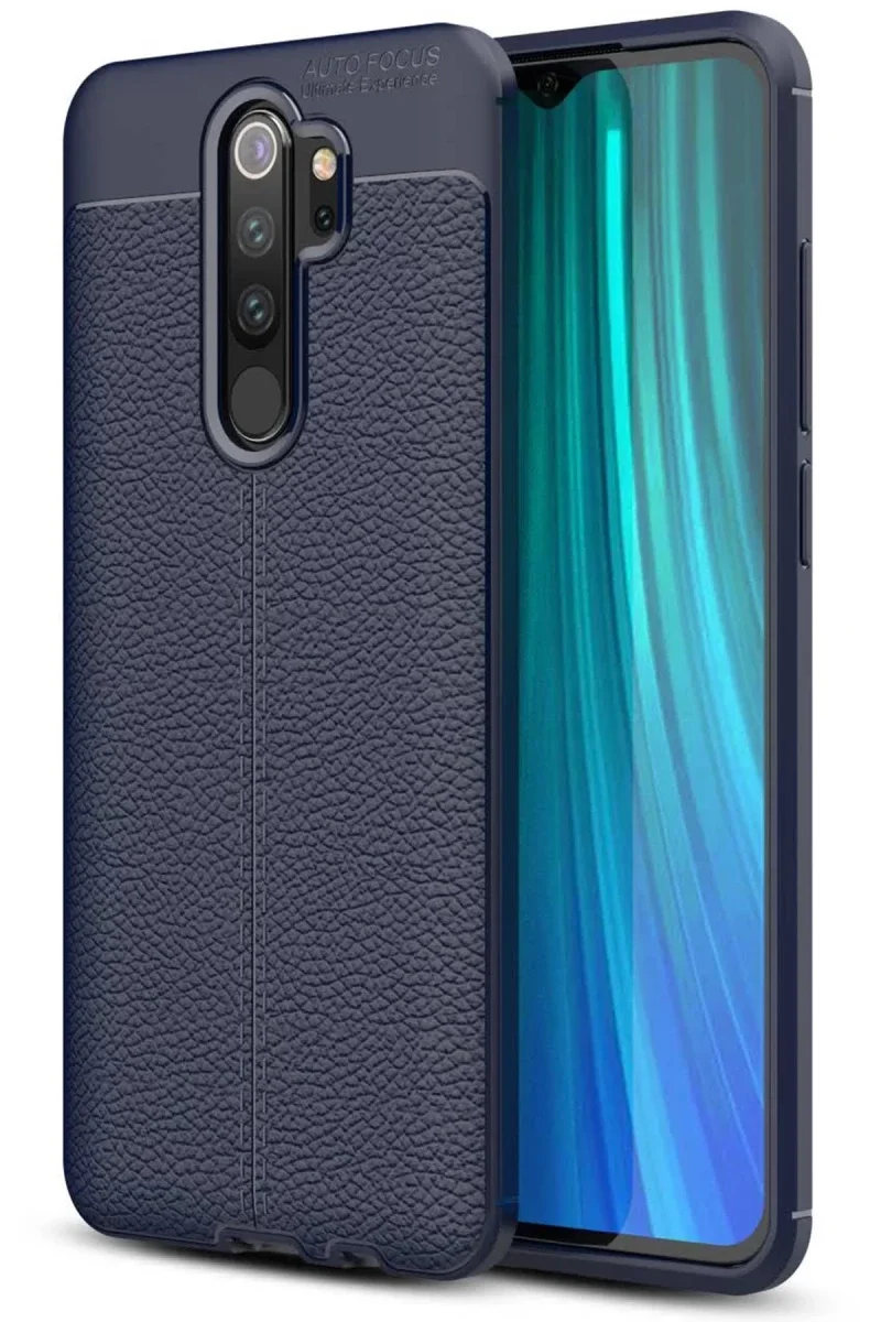 Xiaomi Redmi Note 8 Pro Kılıf Auto Focus Kapak - Lacivert Xiaomi Redmi Note 8 Pro Kılıf Auto Focus Kapak - Lacivert