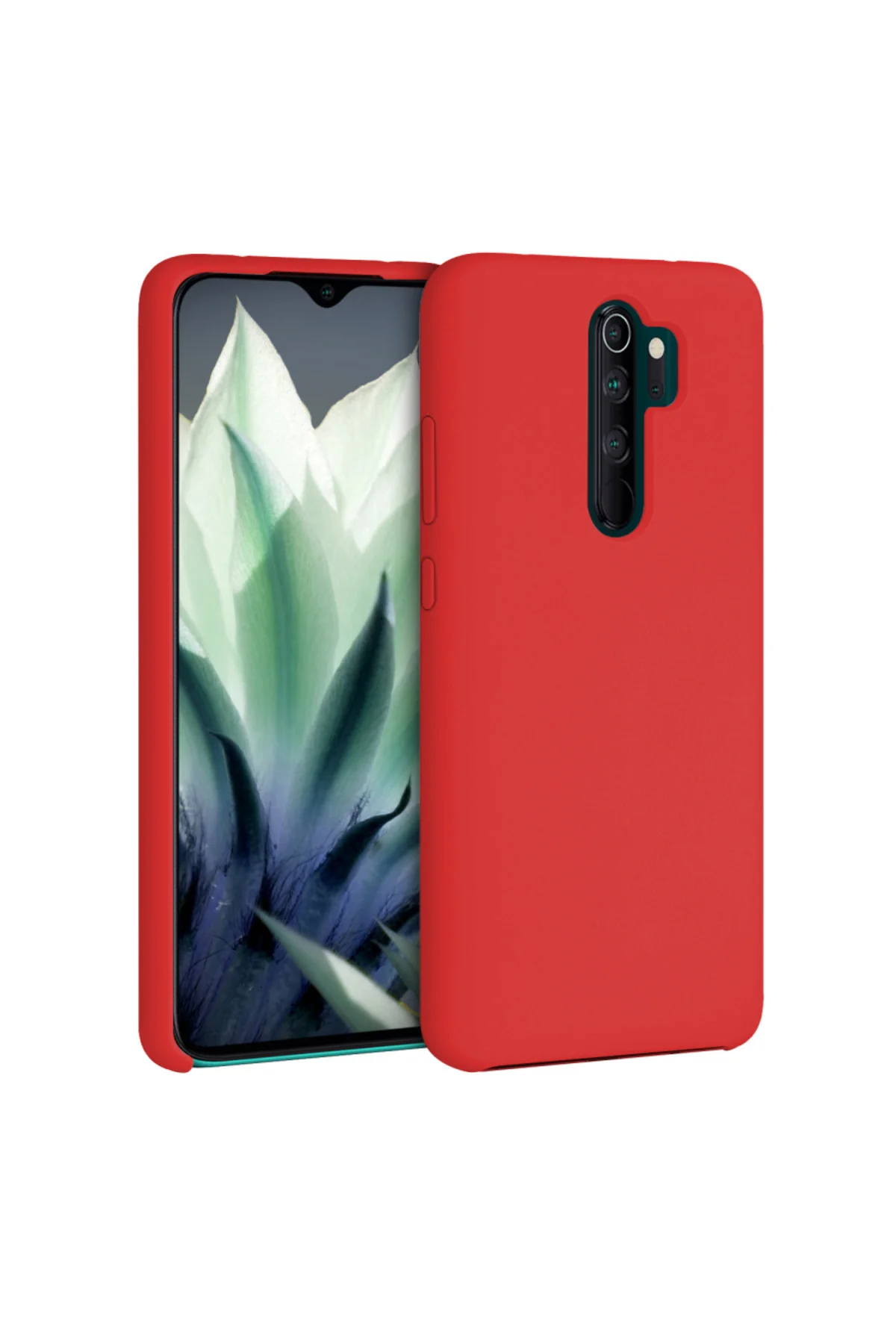Xiaomi Redmi Note 8 Pro İnce Mat Silikon Kılıf Pembe