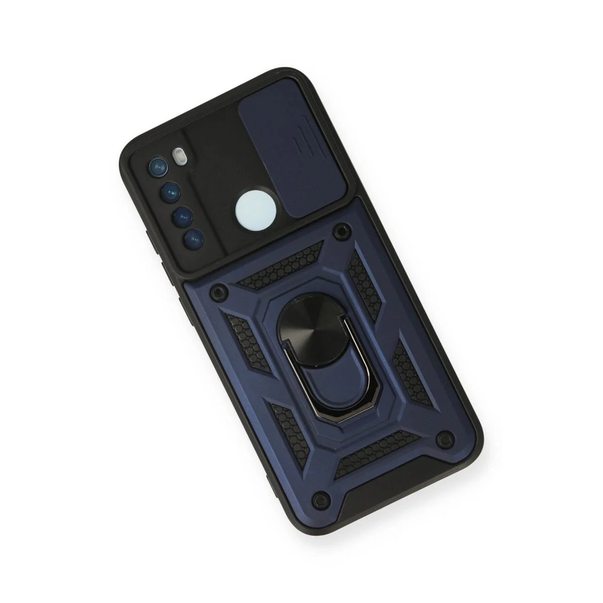Xiaomi Redmi Note 8 ile Uyumlu Kılıf, Pars Lens Yüzüklü Silikon - Lacivert Xiaomi Redmi Note 8 ile Uyumlu Kılıf, Pars Lens Yüzüklü Silikon - Lacivert