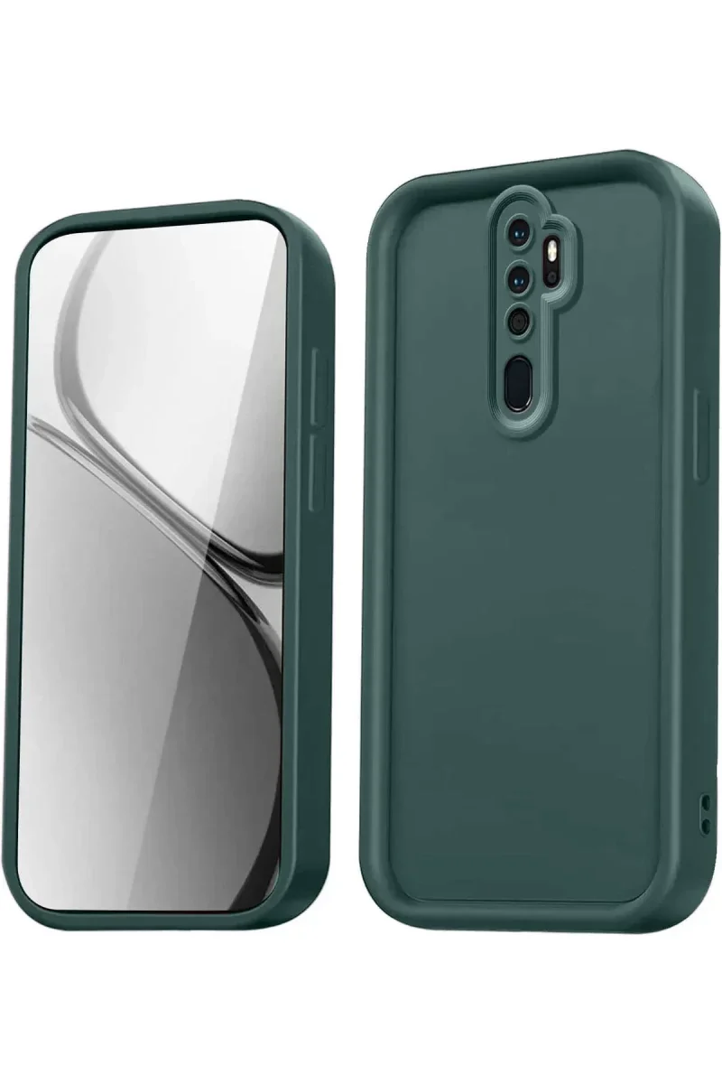 Xiaomi Redmi Note 8 Pro Kılıf Viera Silikon - Koyu Yeşil Xiaomi Redmi Note 8 Pro Kılıf Viera Silikon - Koyu Yeşil