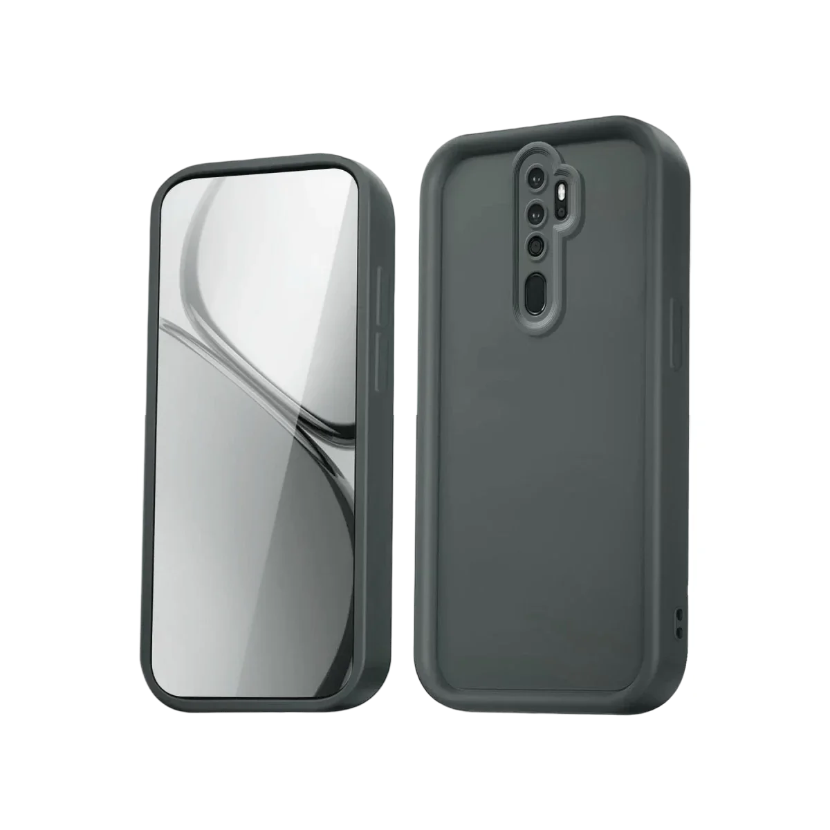 Xiaomi Redmi Note 8 Pro Kılıf Viera Silikon - Gri Xiaomi Redmi Note 8 Pro Kılıf Viera Silikon - Gri