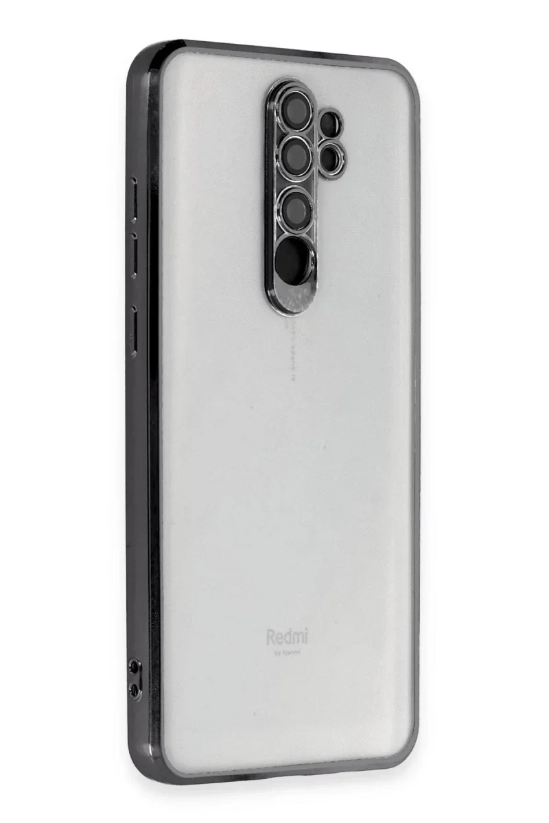 Xiaomi Redmi Note 8 Pro Kılıf Razer Lensli Silikon - Siyah Xiaomi Redmi Note 8 Pro Kılıf Razer Lensli Silikon - Siyah
