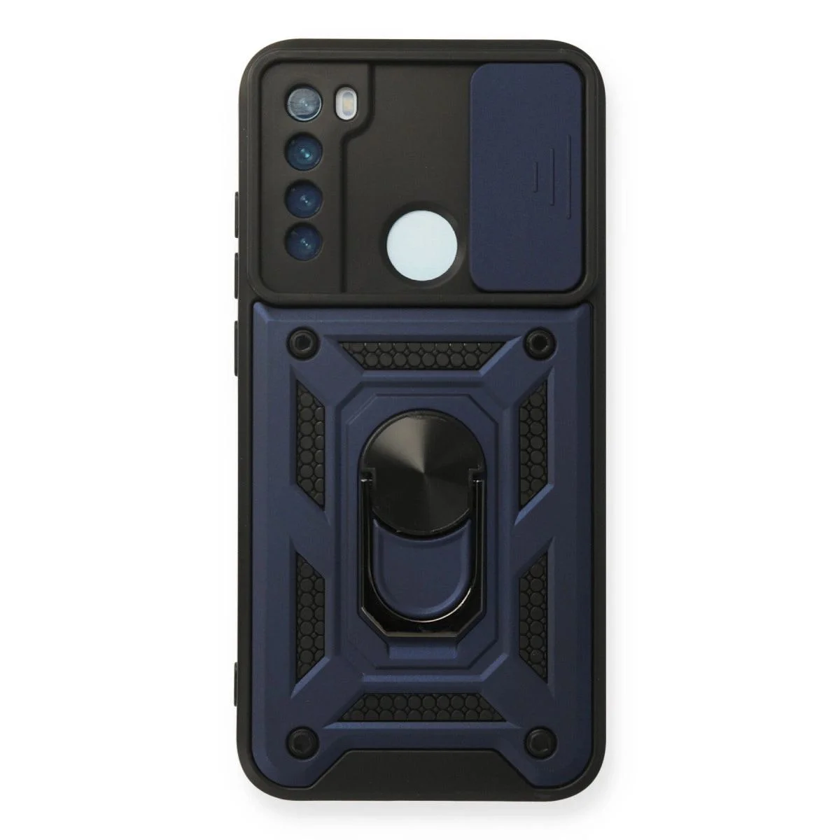 Xiaomi Redmi Note 8 ile Uyumlu Kılıf, Pars Lens Yüzüklü Silikon - Lacivert Xiaomi Redmi Note 8 ile Uyumlu Kılıf, Pars Lens Yüzüklü Silikon - Lacivert