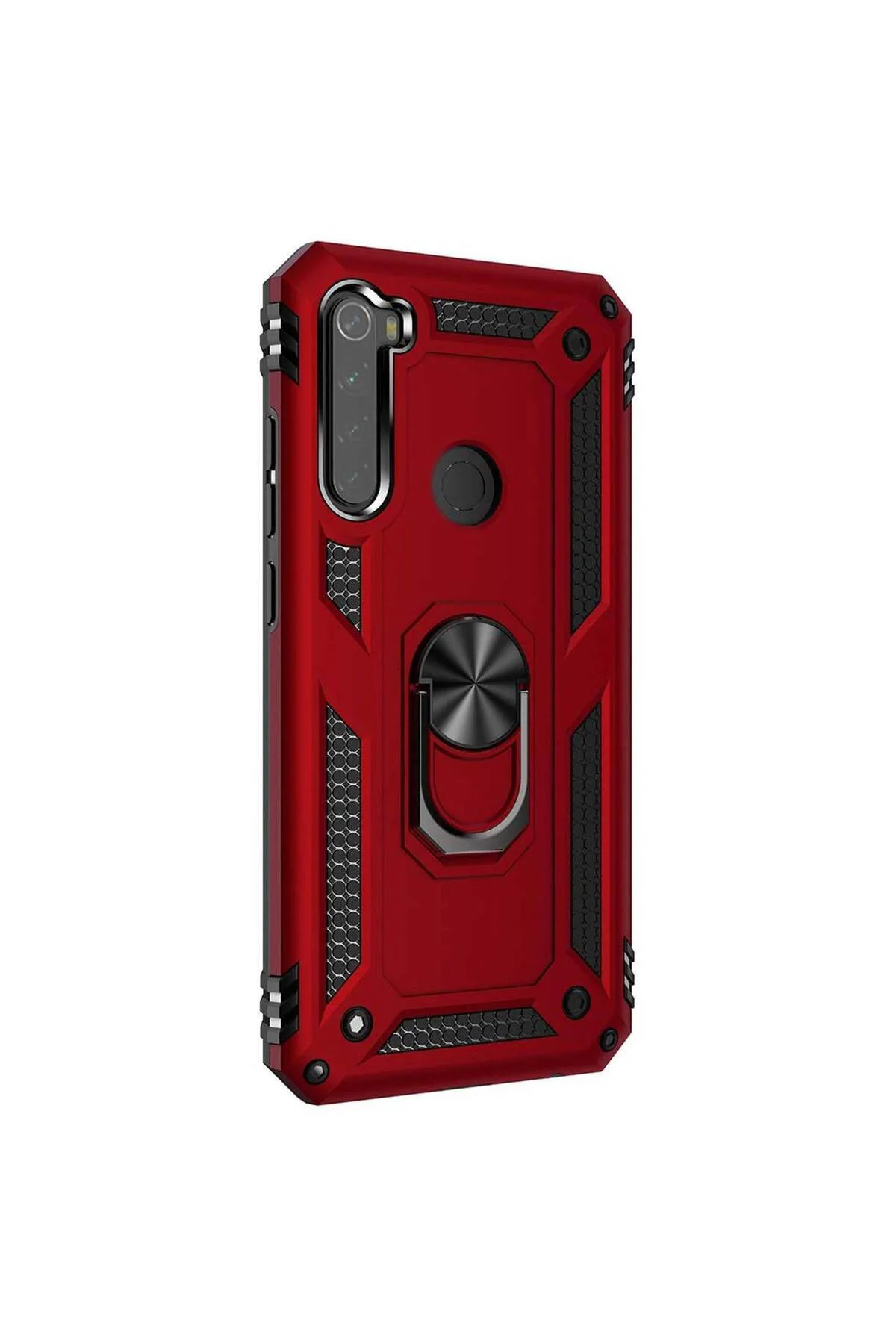 Xiaomi Redmi 8 Yüzüklü Tank Kılıf Siyah