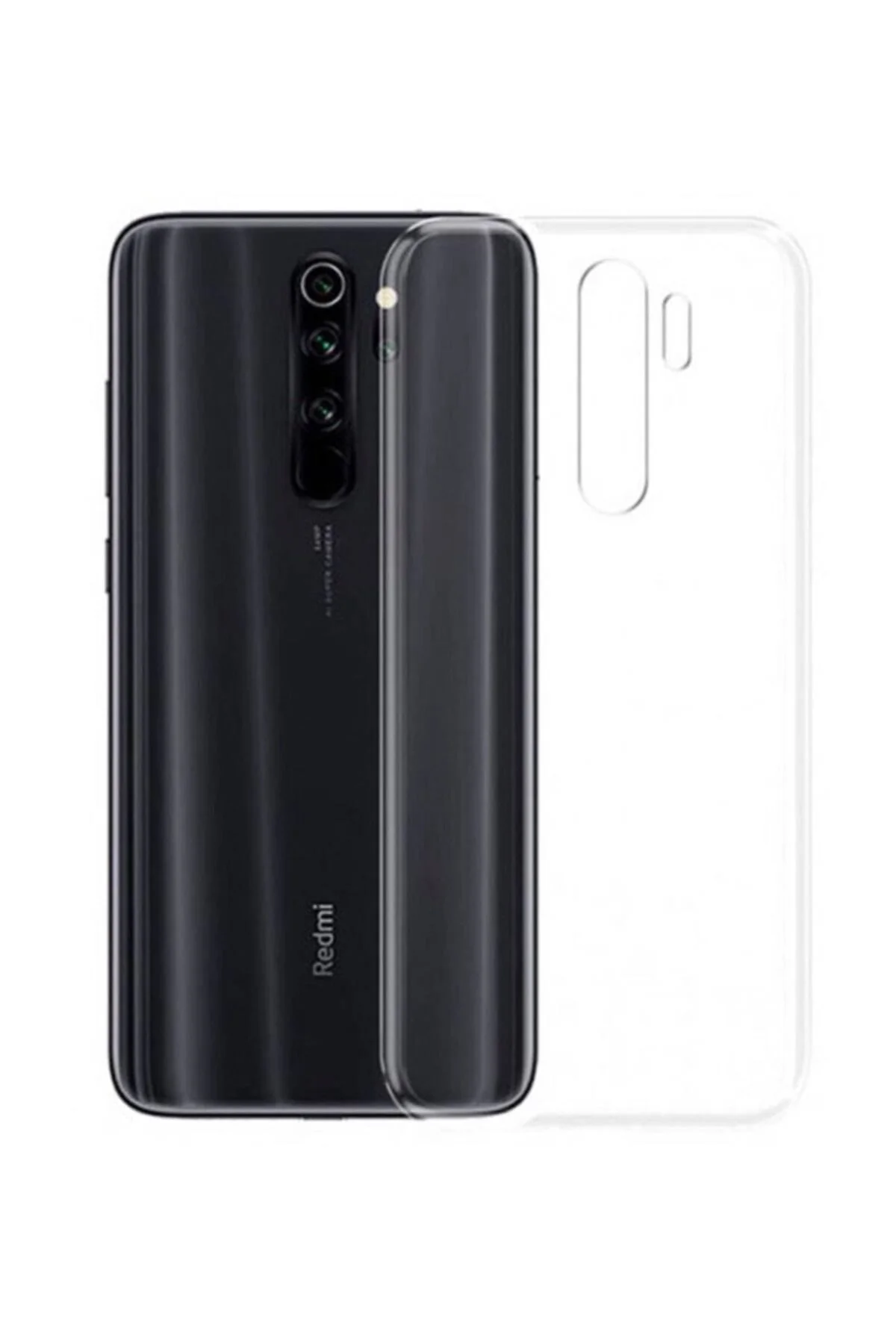 Xiaomi Redmi Note 8 Pro Premium Silikon Kılıf Şeffaf