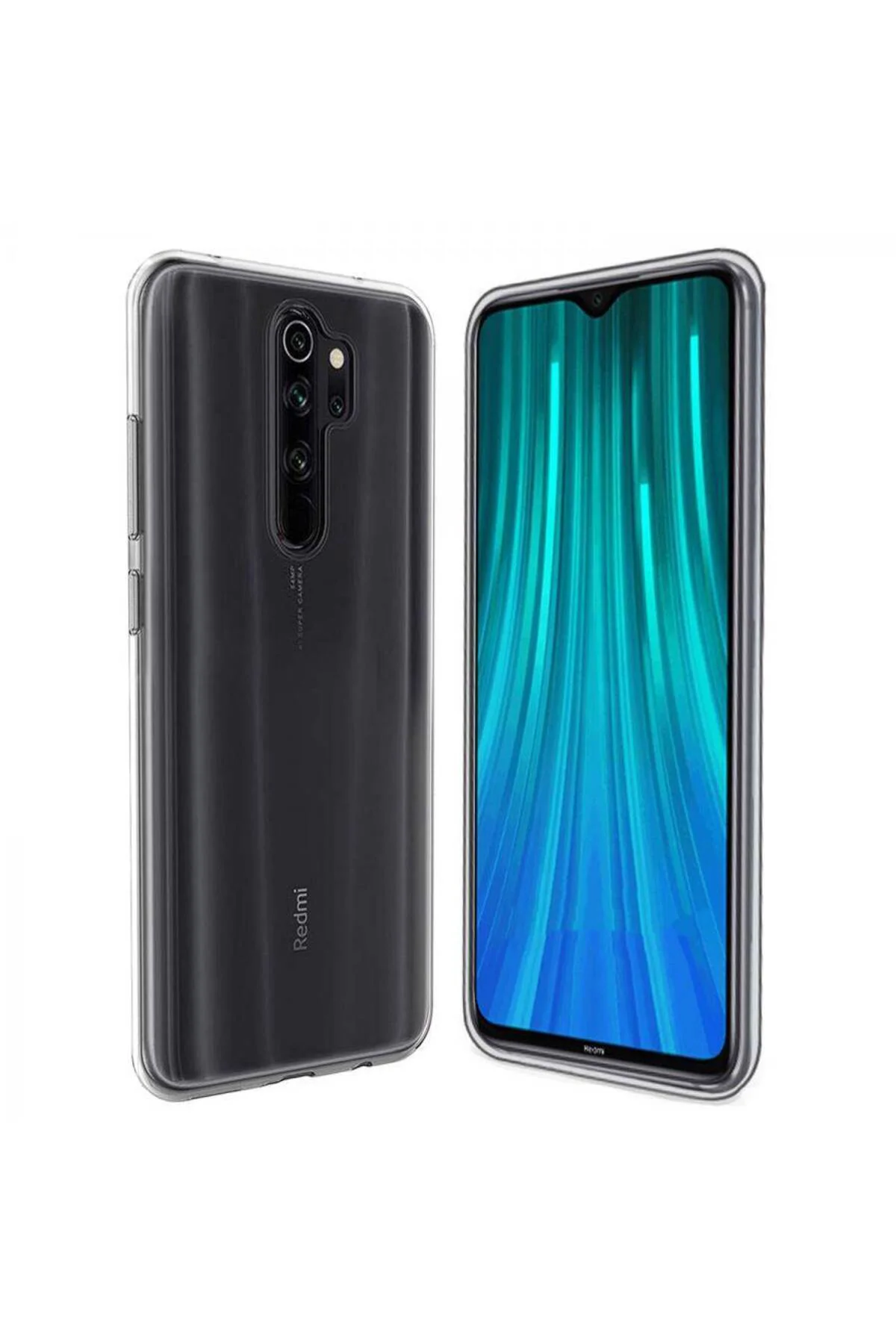 Xiaomi Redmi Note 8 Pro Ultra İnce Silikon Kılıf Şeffaf