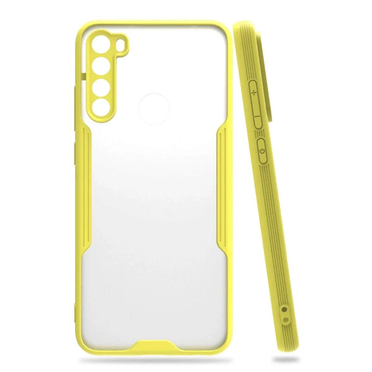 Xiaomi Redmi Note 8 Kılıf Platin Silikon - Sarı