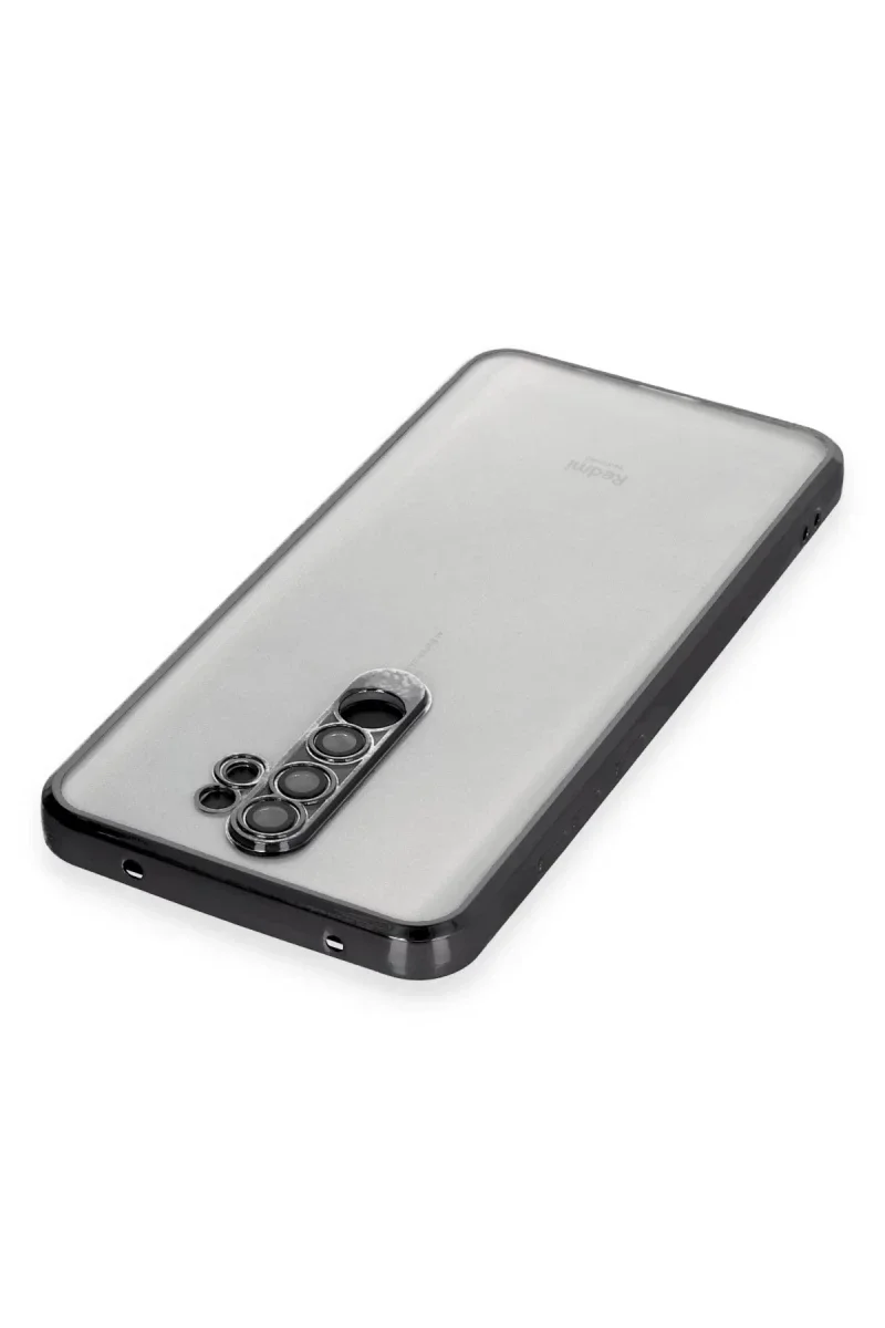Xiaomi Redmi Note 8 Pro Kılıf Razer Lensli Silikon - Siyah Xiaomi Redmi Note 8 Pro Kılıf Razer Lensli Silikon - Siyah